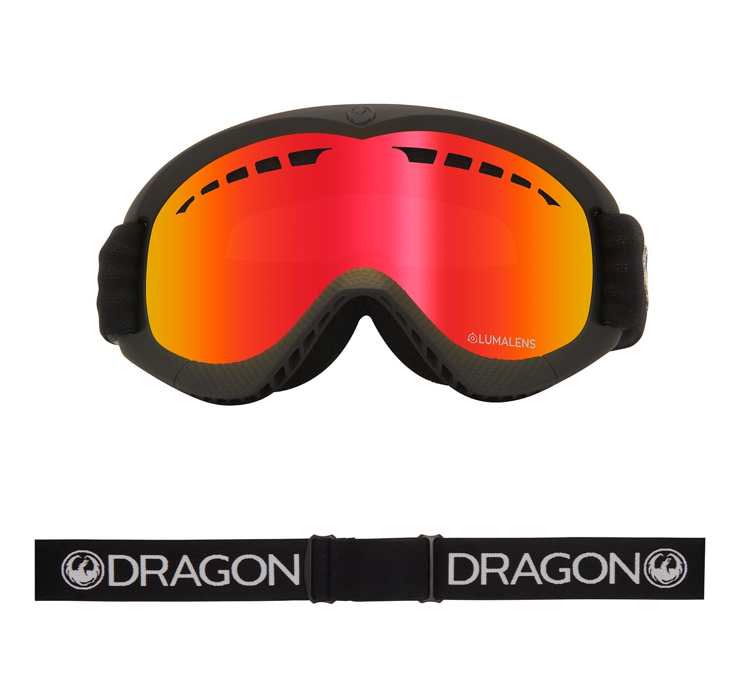 DXS - Black with Lumalens Red Ionized Lens
