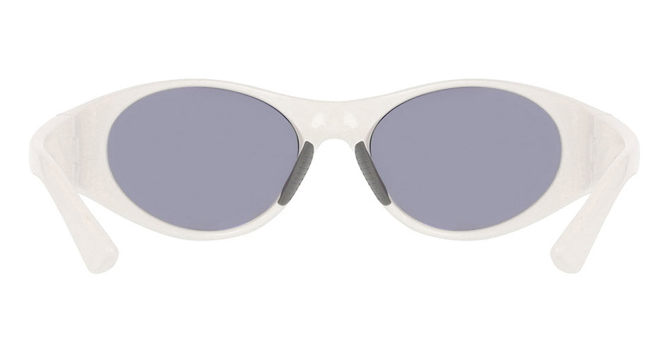 HISS - Shiny White with Silver Ionized Lens
