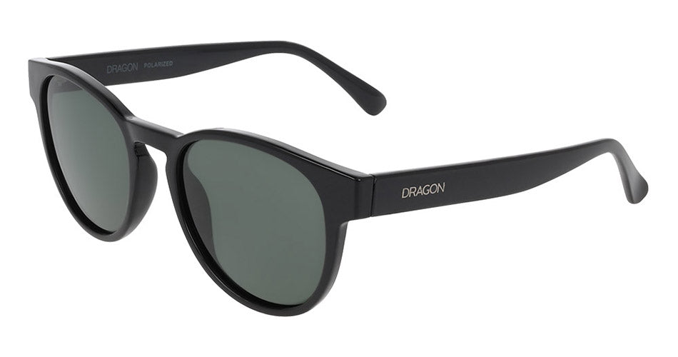 DRS1005 - Shiny Black with Green Lens