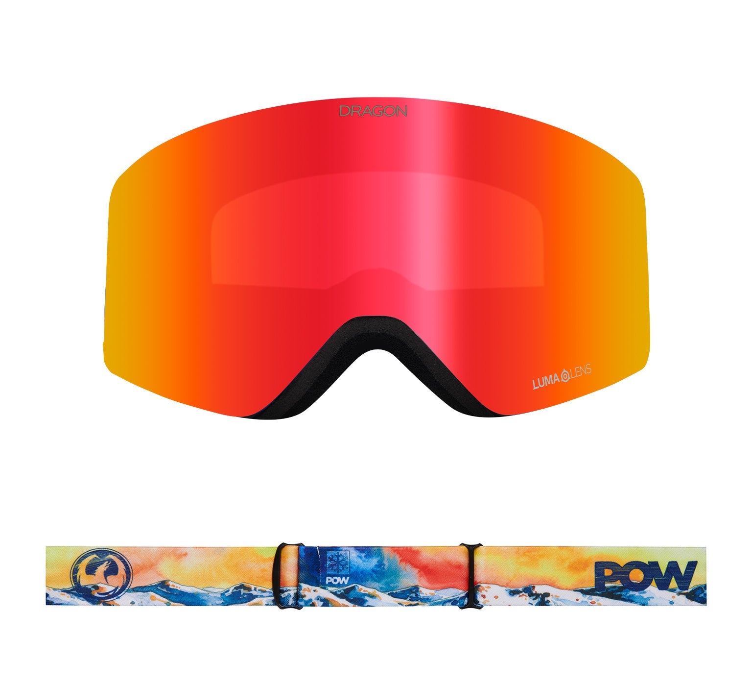 R1 OTG - Pow Collab 2025 with Lumalens Red Ionized & Lumalens Flash Blue Lens