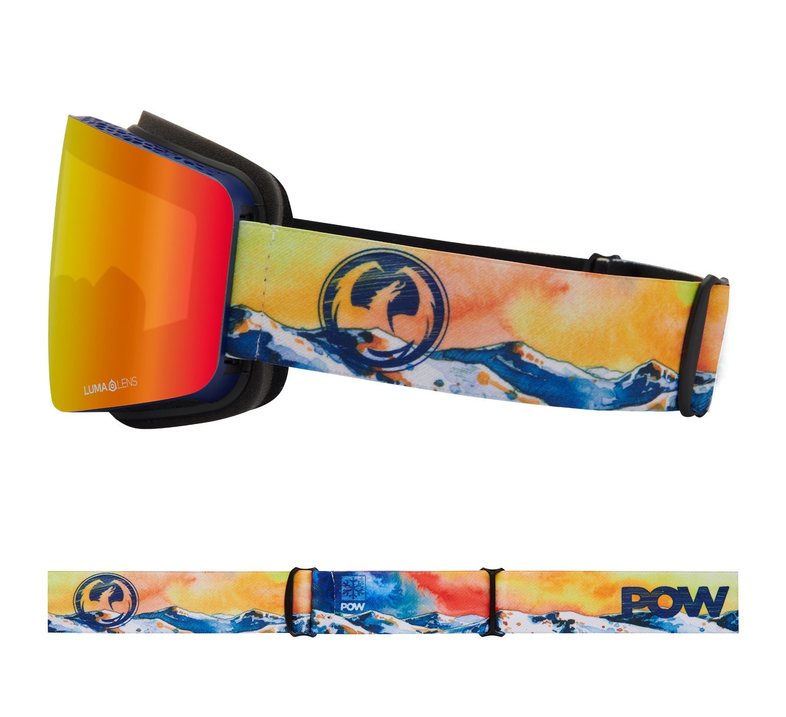R1 OTG - Pow Collab 2025 with Lumalens Red Ionized & Lumalens Flash Blue Lens