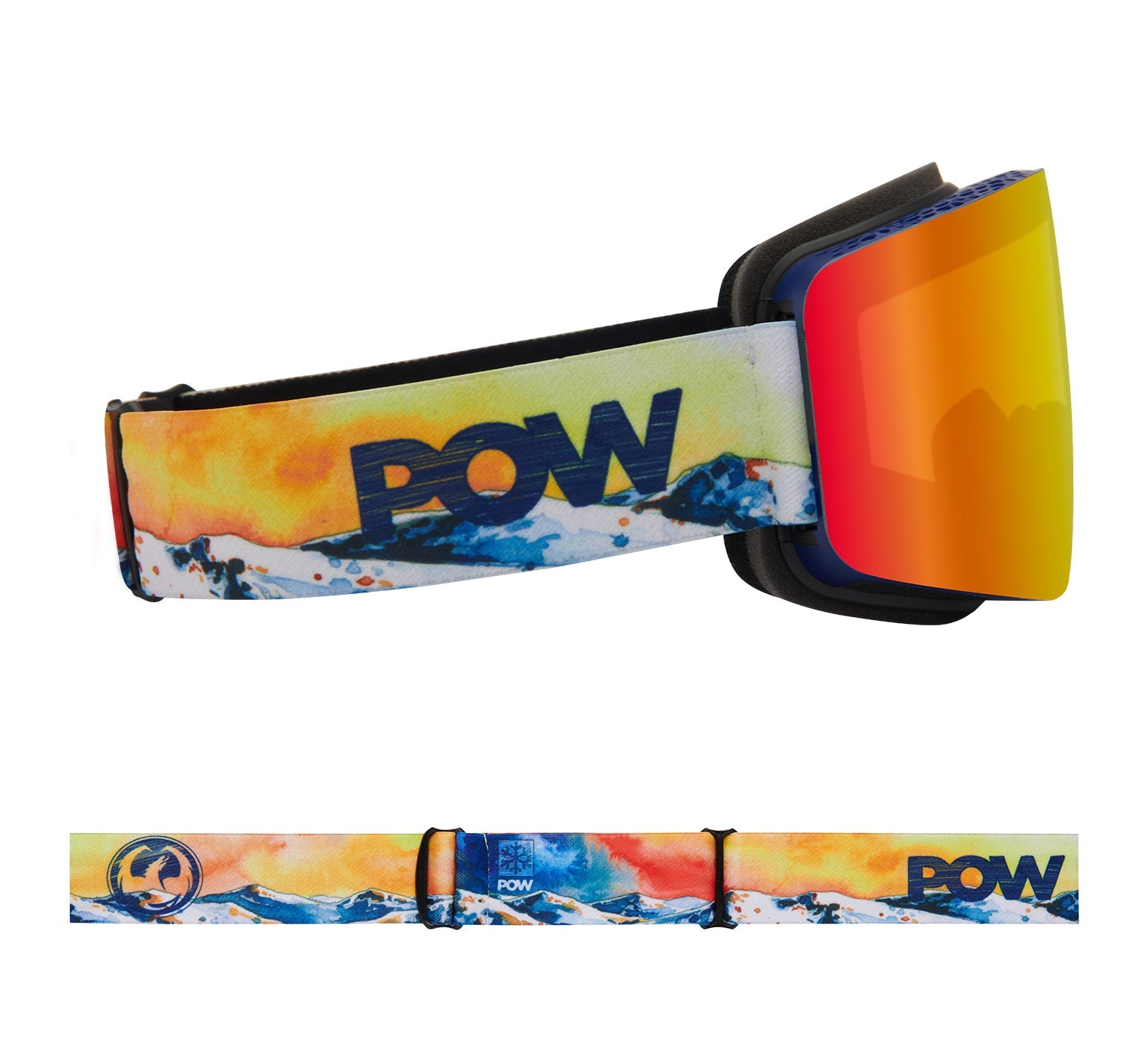 R1 OTG - Pow Collab 2025 with Lumalens Red Ionized & Lumalens Flash Blue Lens