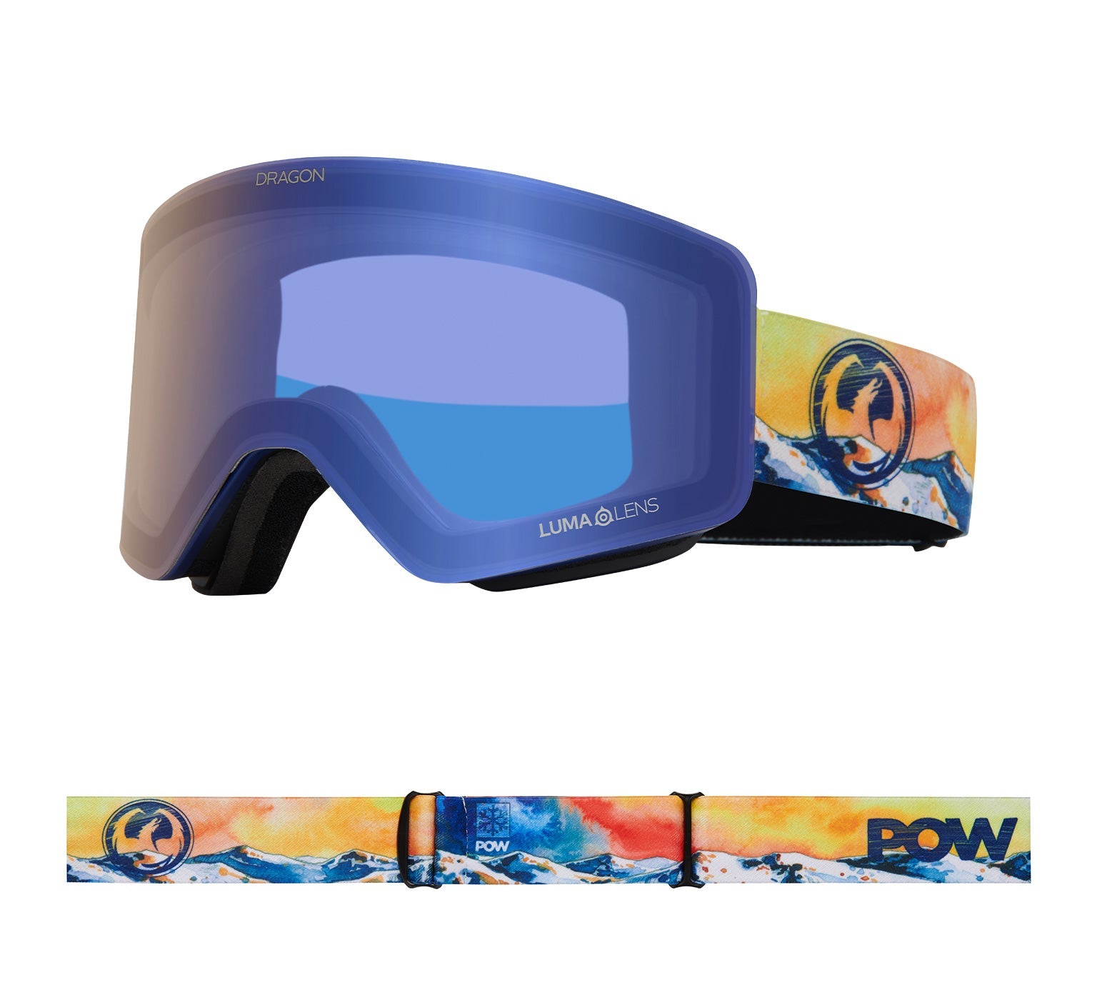 R1 OTG - Pow Collab 2025 with Lumalens Red Ionized & Lumalens Flash Blue Lens