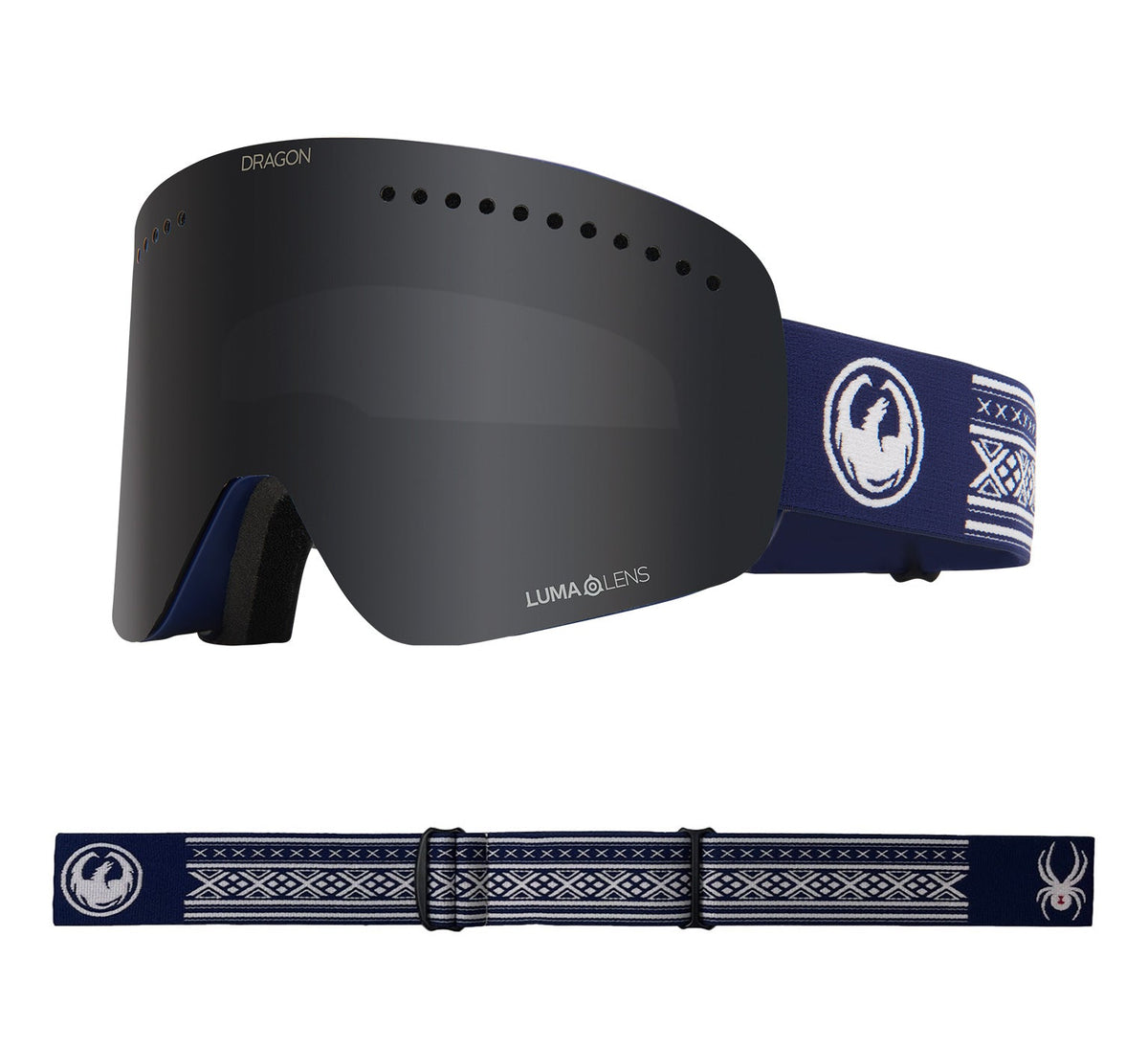 NFX - Alex Hall Spyder Collab with Lumalens Dark Smoke &amp; Lumalens Light Rose Lens