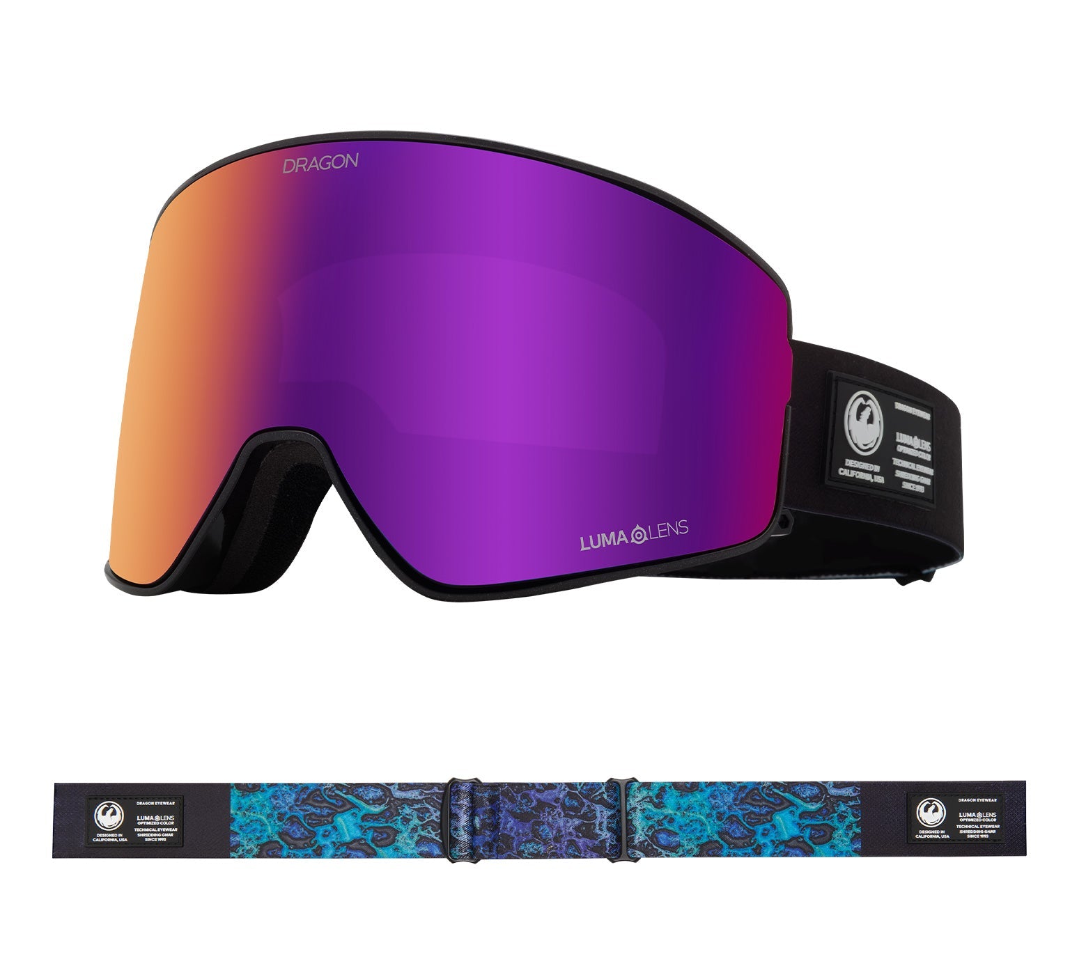 PXV2 - Black Pearl with Lumalens Purple Ionized & Lumalens Amber Lens