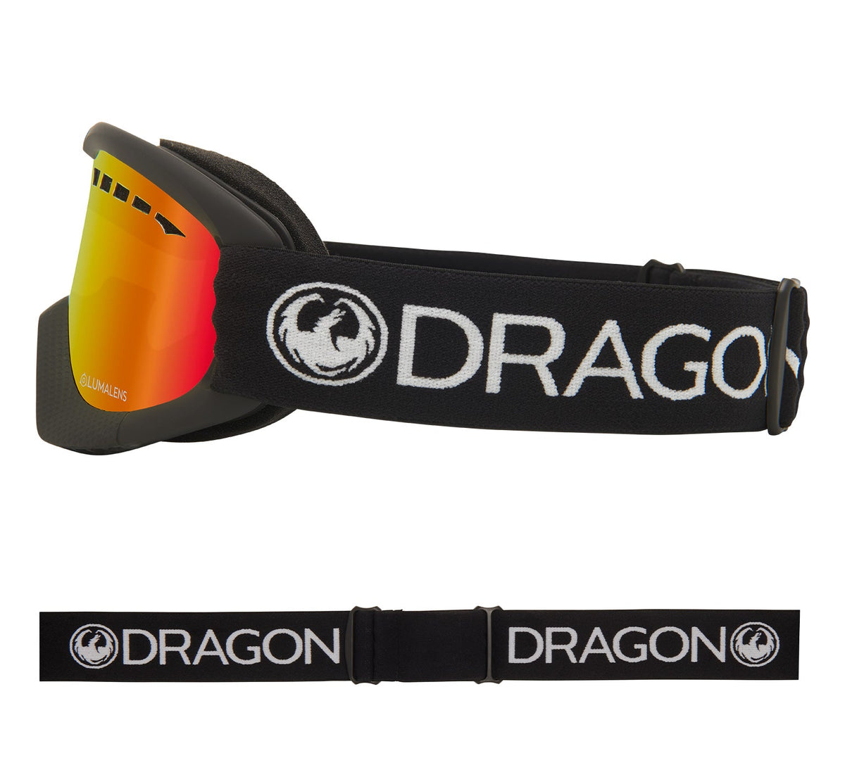 DXS - Black with Lumalens Red Ionized Lens
