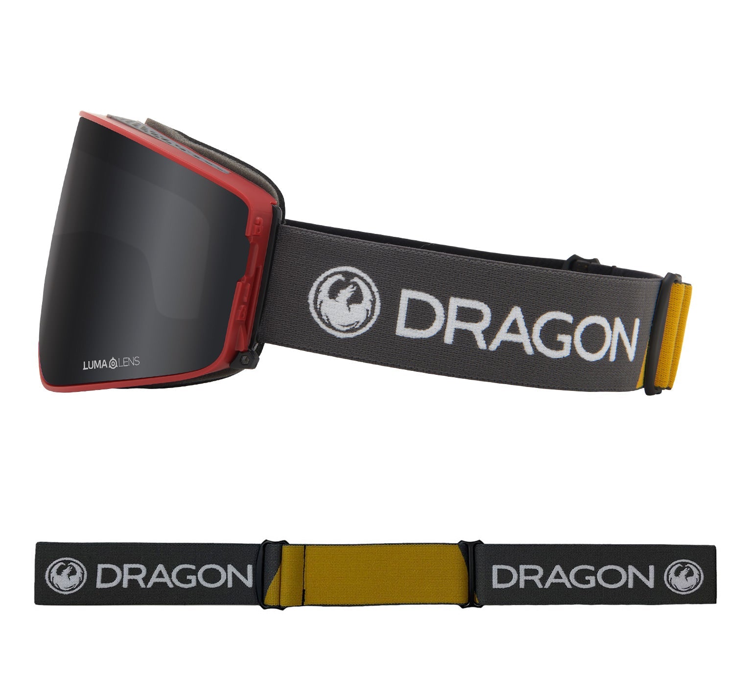 PXV2 - Block Red with Lumalens Dark Smoke & Lumalens Rose Lens