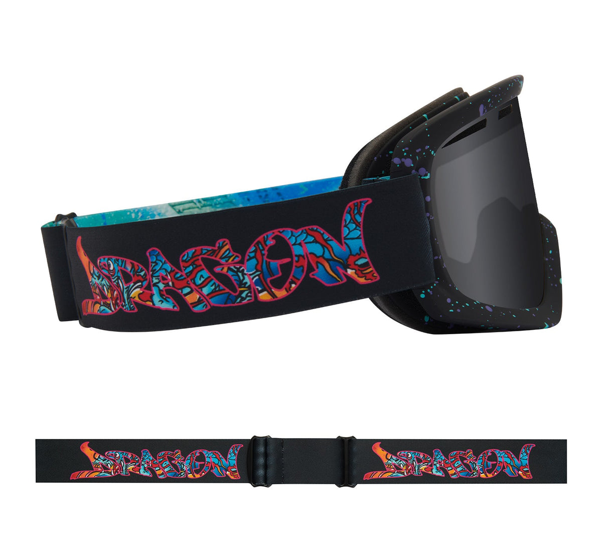 D1 OTG - Rattle Can with Lumalens Dark Smoke & Lumalens Flash Blue Lens