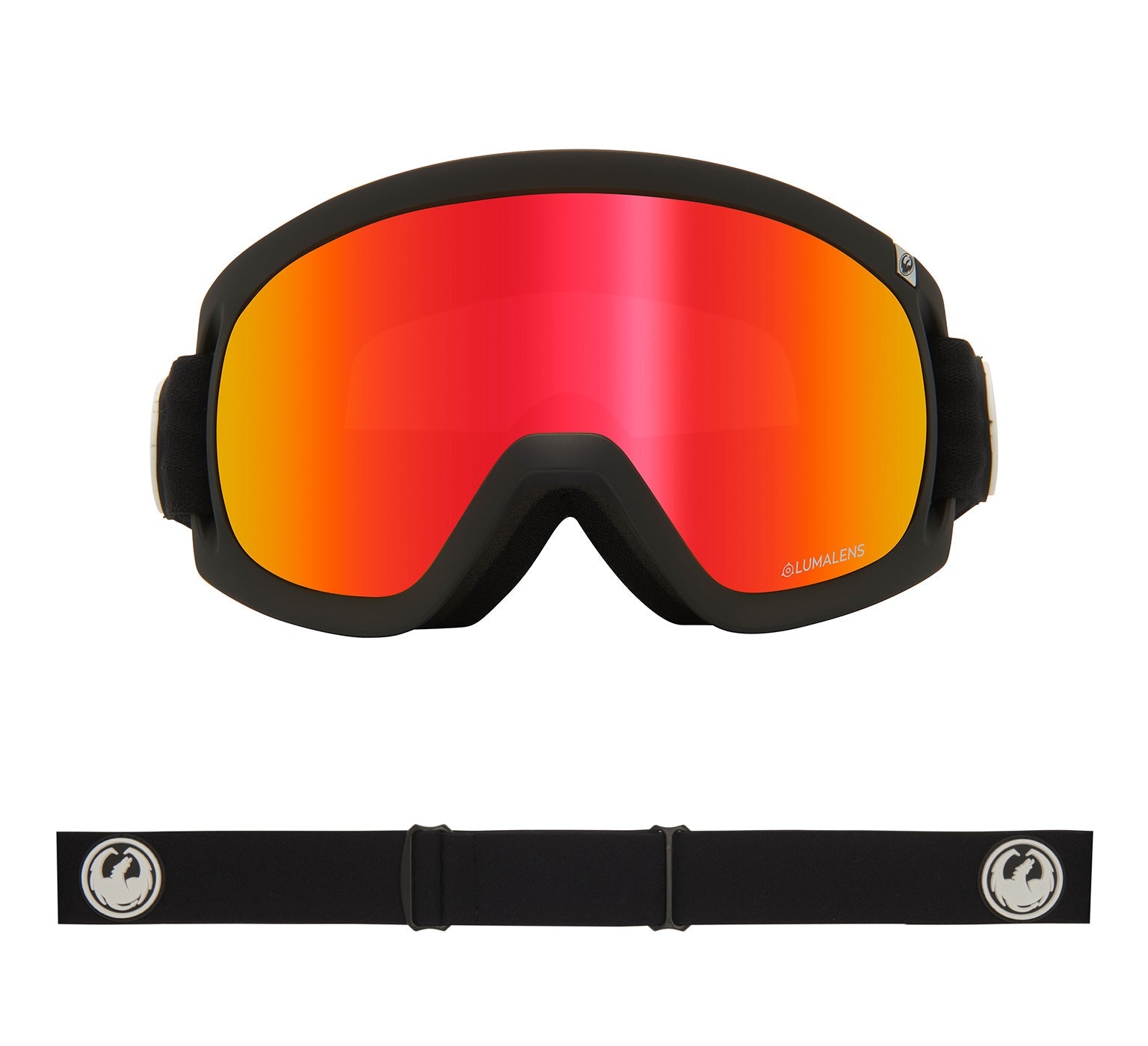 D3 OTG - Black with Lumalens Red Ionized & Lumalens Rose Lens