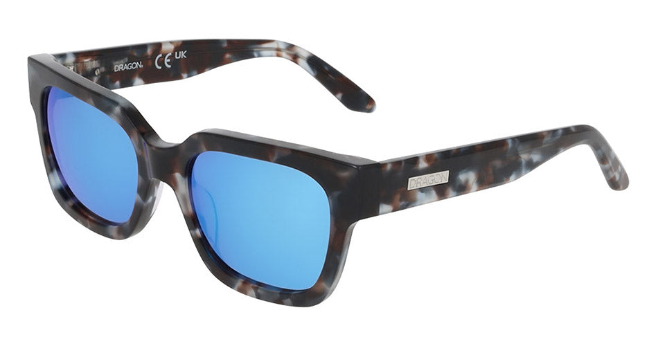 RYDER - Storm Tortoise with Lumalens Blue Mirror Lens