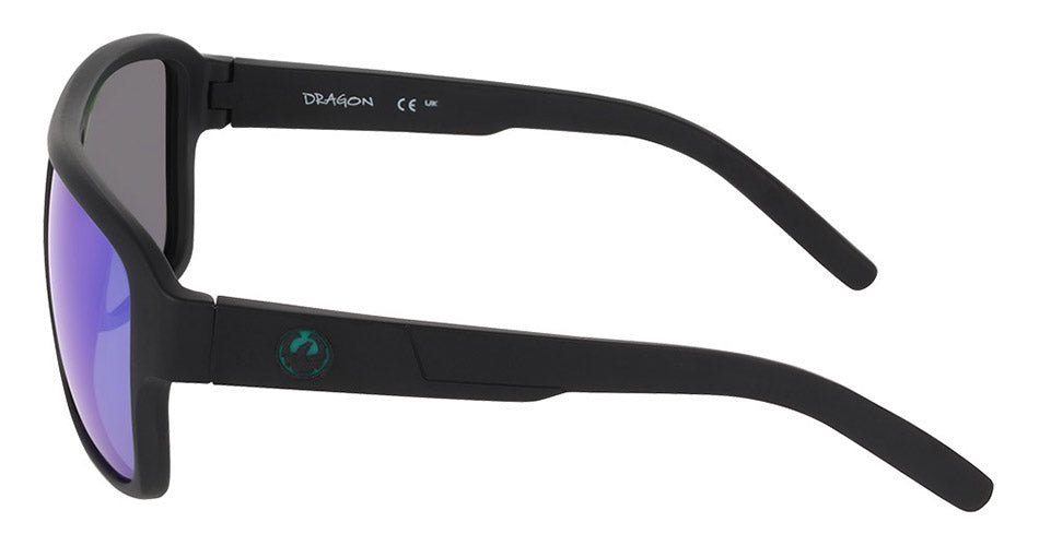 THE JAM 2.0 - Matte Black H2O with Polarized Lumalens Green Mirror Lens