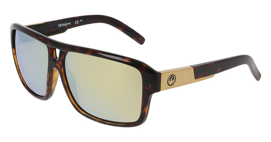 THE JAM 2.0 - Shiny Tortoise with Polarized Lumalens Gold Mirror Lens