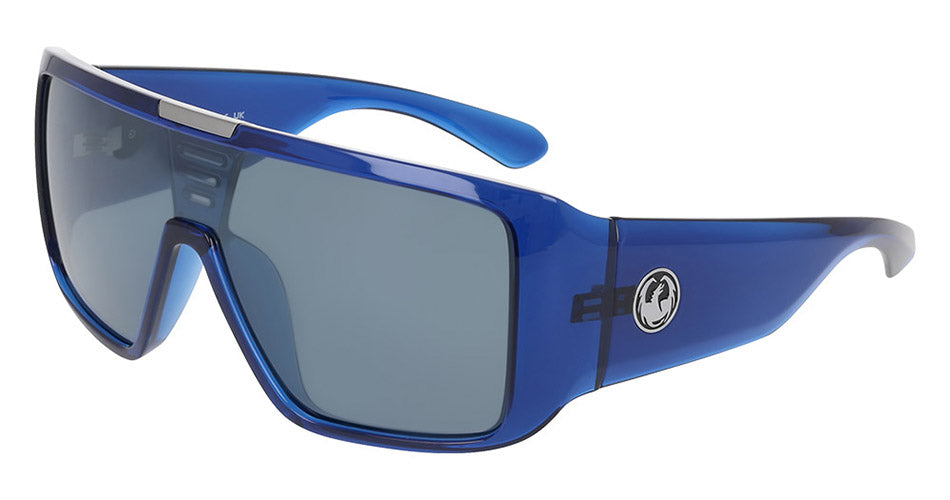 DOMO - Blue Crystal with Lumalens Silver Flash Lens