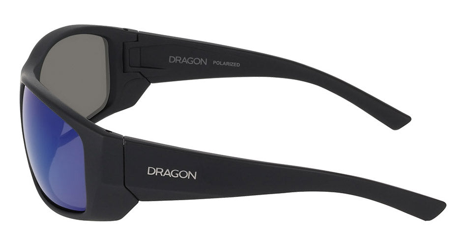 DRS1001 - Matte Black with Blue Mirror Lens