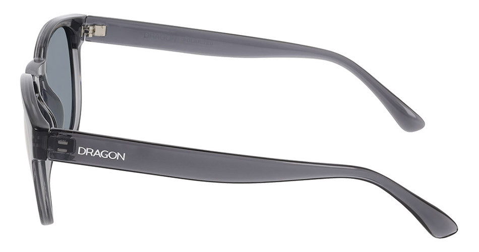 DRS1005 - Shiny Crystal Grey with Blue Mirror Lens