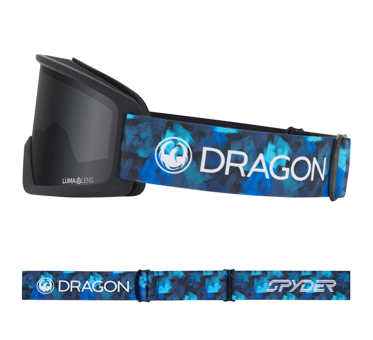 DX3 OTG - Cobalt Block Camo Spyder Collab with Lumalens Dark Smoke Lens