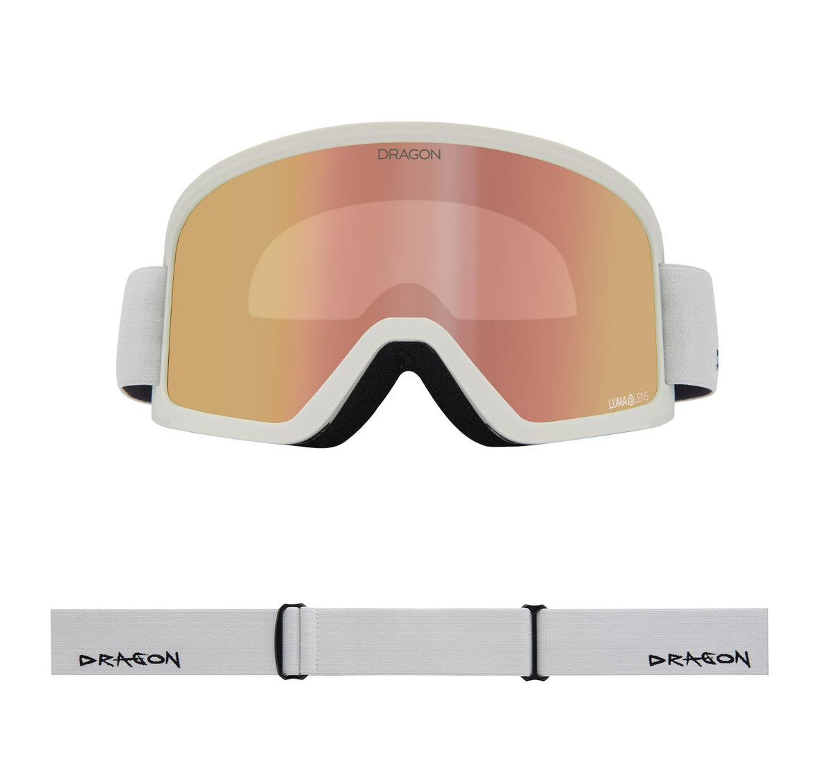 DX3 OTG - Off White with Lumalens Rose Gold Ionized Lens