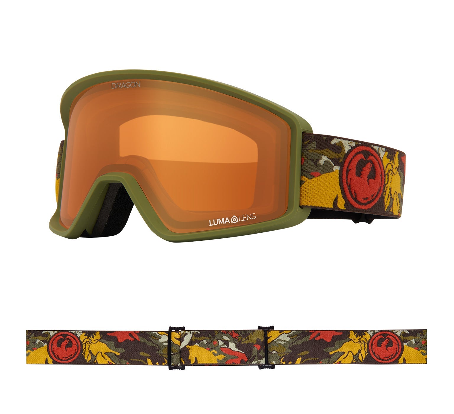 DXT OTG - Leafy Camo with Lumalens Amber Lens