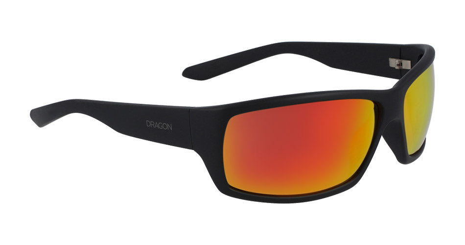 VENTURA - Matte Black with Orange Ionized Lens