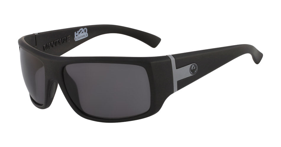 VANTAGE - Matte Black H2O with Polarized Lumalens Smoke Lens