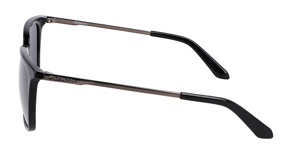 ZIGGY - Shiny Black with Polarized Lumalens Smoke Lens
