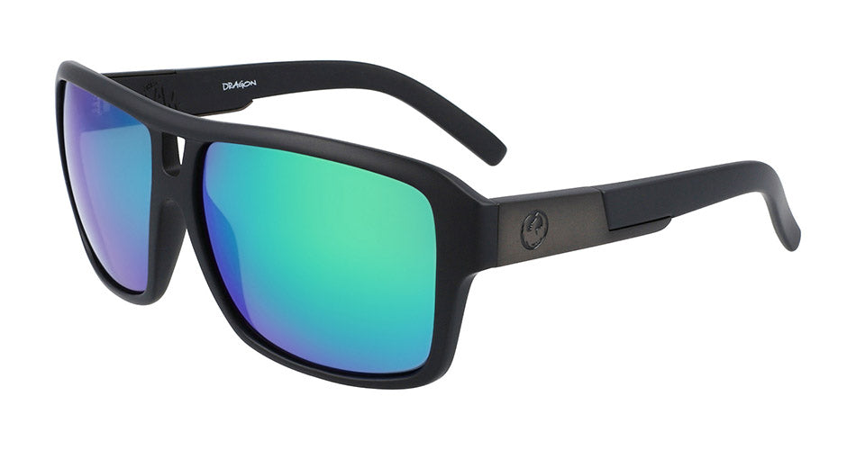 THE JAM - Matte Black with Lumalens Green Ionized Lens