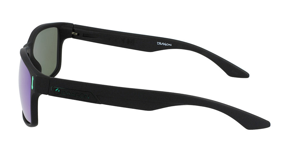 COUNT - Matte Black H2O with Polarized Lumalens Green Ionized Lens