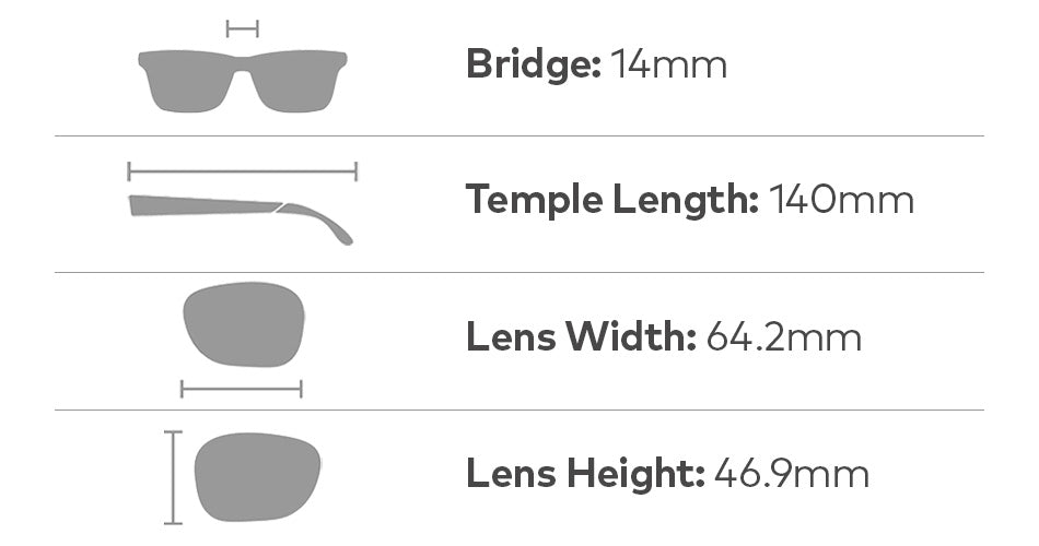 FREED - Matte Grey H2O with Polarized Lumalens Blue Ionized Lens