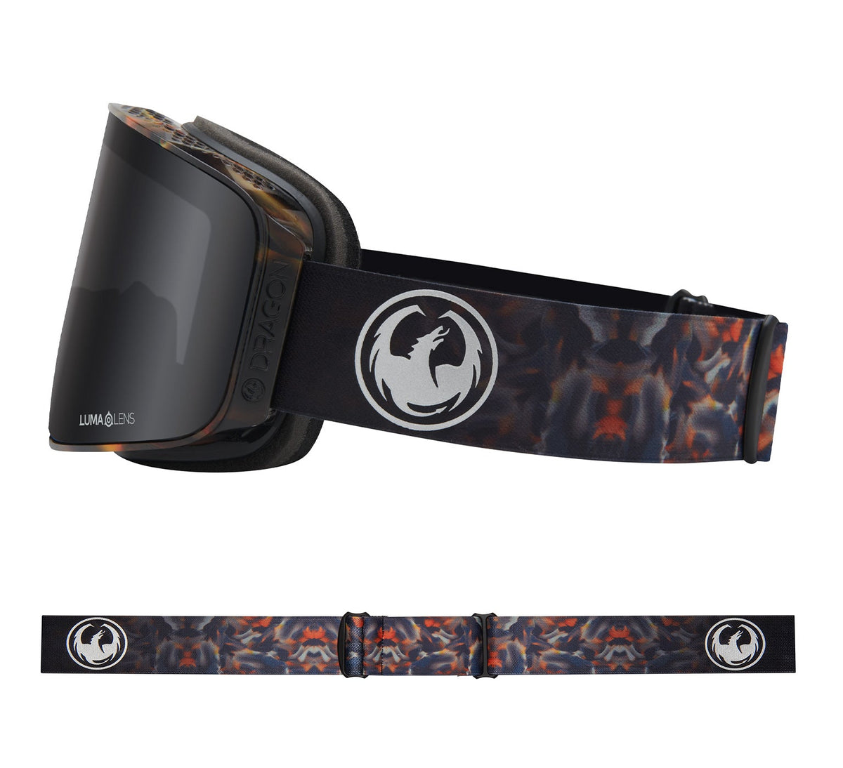 NFX MAG OTG - Fire Leaf with Lumalens Dark Smoke & Lumalens Amber Lens