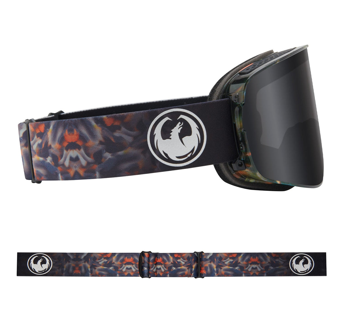NFX2 - Fire Leaf with Lumalens Dark Smoke & Lumalens Amber Lens
