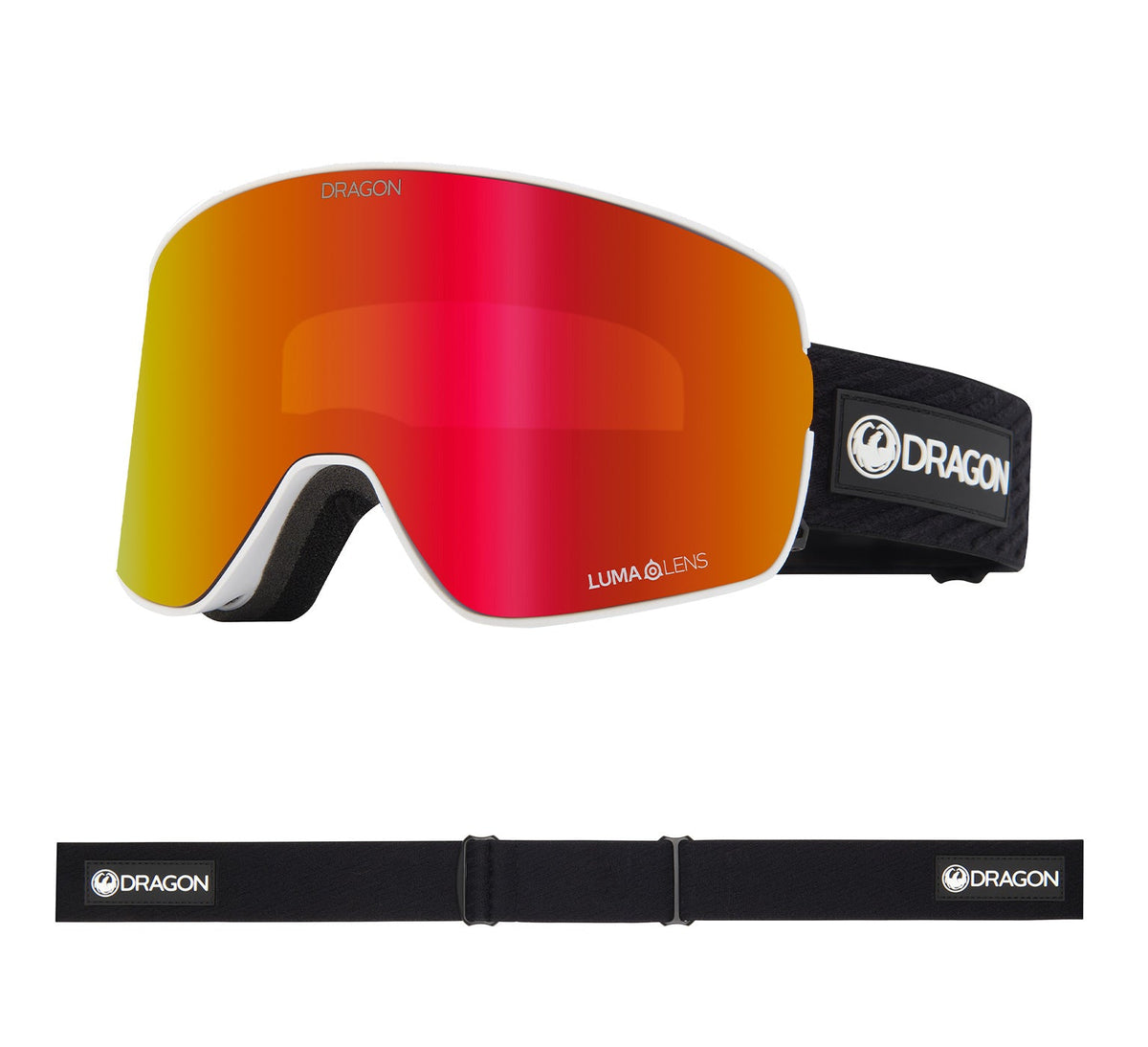 NFX2 - Icon Red with Lumalens Red Ionized &amp; Lumalens Light Rose Lens