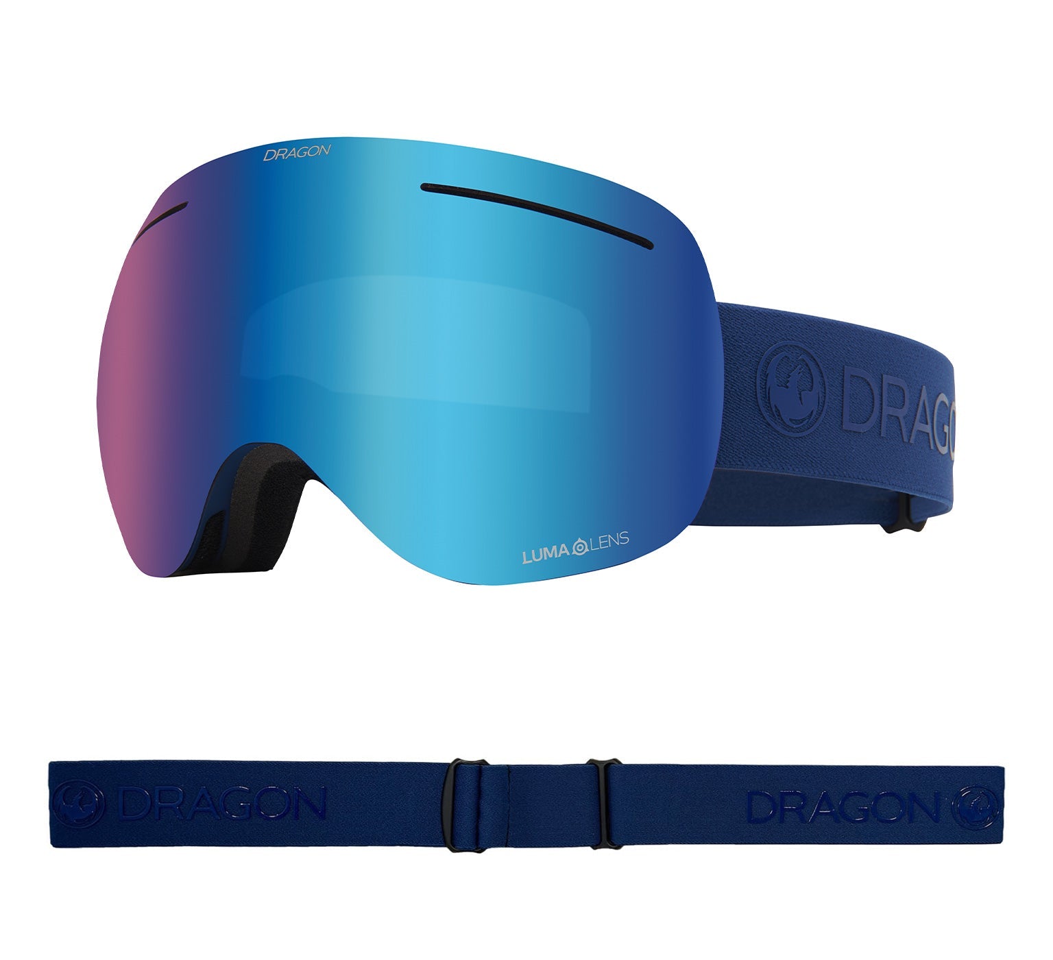 X1 - Navy with Lumalens Blue Ionized & Lumalens Amber Lens