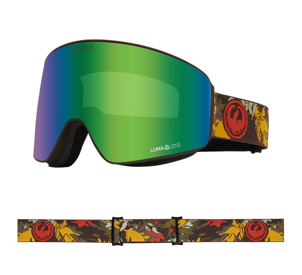 PXV - Leafy Camo with Lumalens Green Ionized &amp; Lumalens Violet Lens