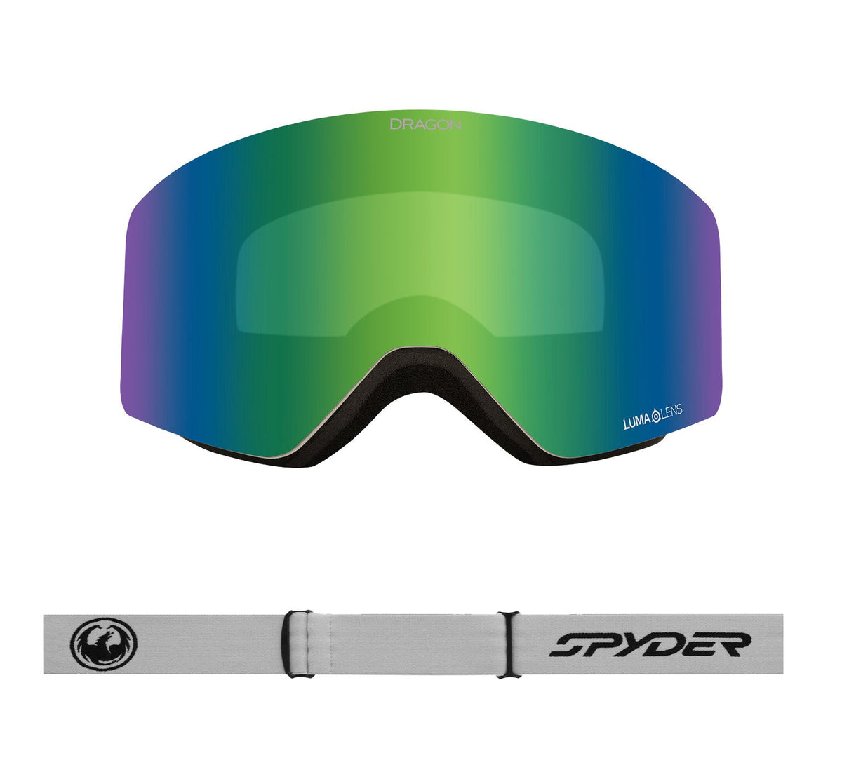 R1 OTG - SPYDER Light Grey with Lumalens Green Ionized Lens