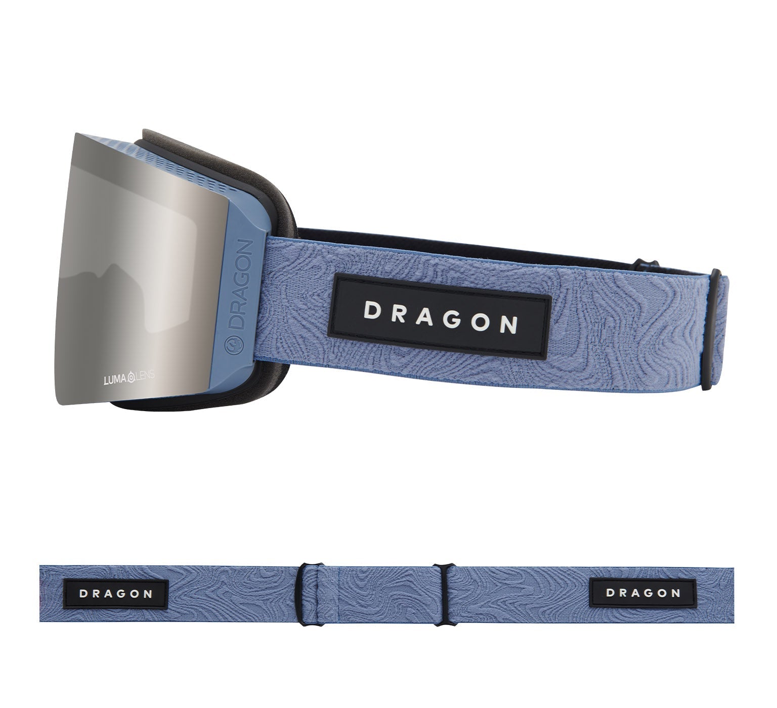 RVX MAG OTG - Steel Blue with Lumalens Silver Ionized & Lumalens Amber Lens