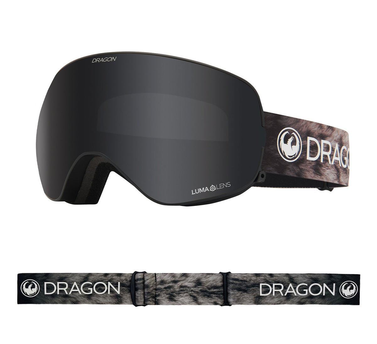 X2S - Snow Leopard with Lumalens Dark Smoke &amp; Lumalens Light Rose Lens