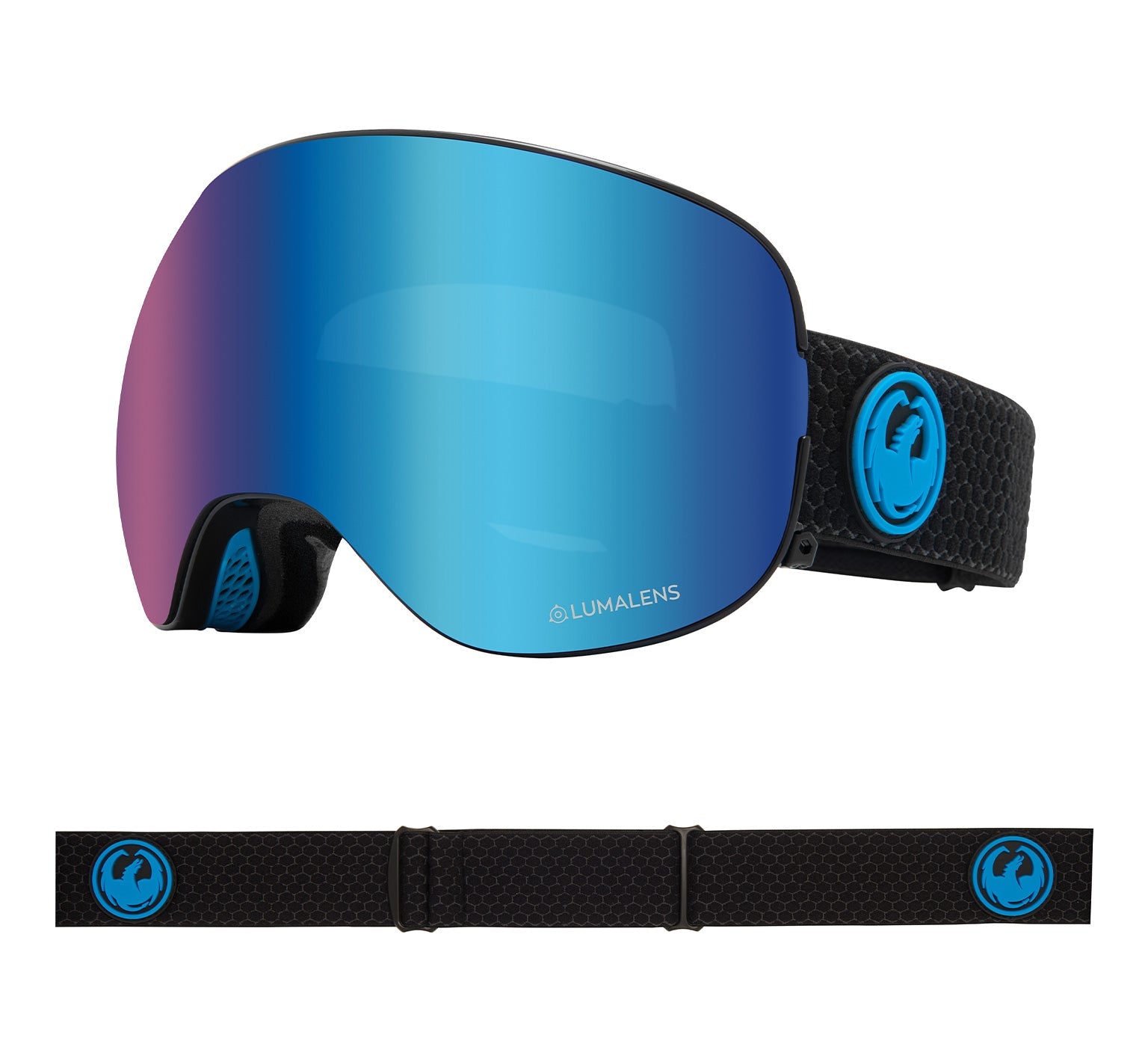 X2 - Split with Lumalens Blue Ionized & Lumalens Amber Lens