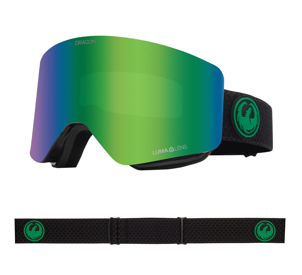 R1 OTG - Split with Lumalens Green Ionized &amp; Lumalens Amber Lens