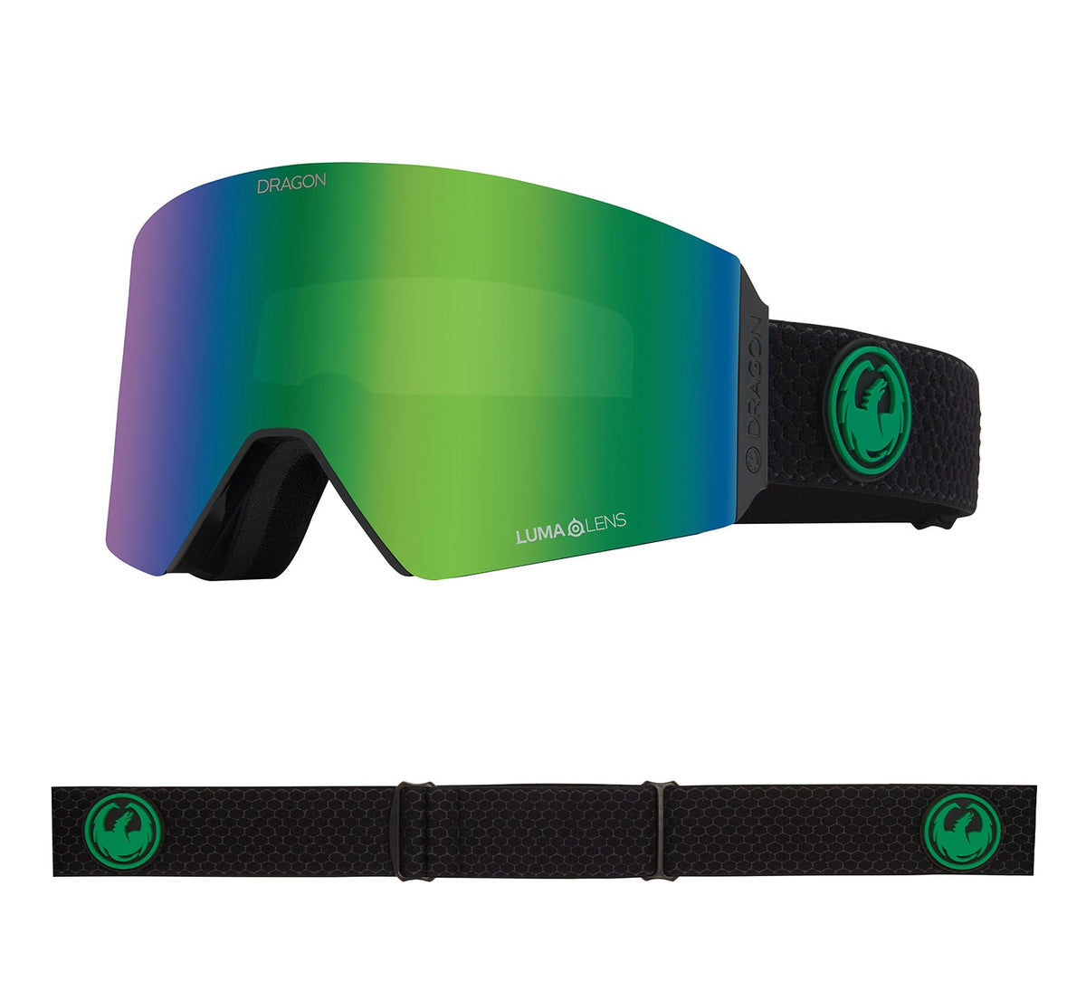 RVX OTG - Split with Lumalens Green Ionized &amp; Lumalens Amber Lens