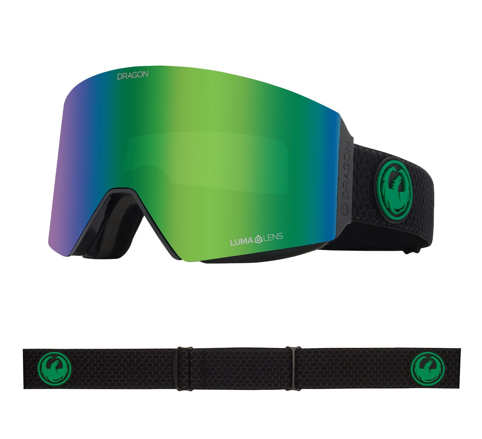 RVX MAG OTG - Split with Lumalens Green Ionized & Lumalens Amber Lens