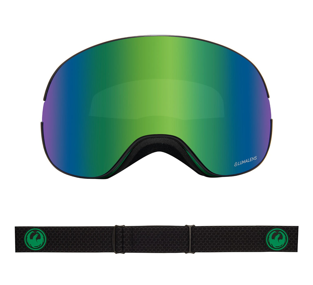 X2 - Split with Lumalens Green Ionized & Lumalens Amber Lens
