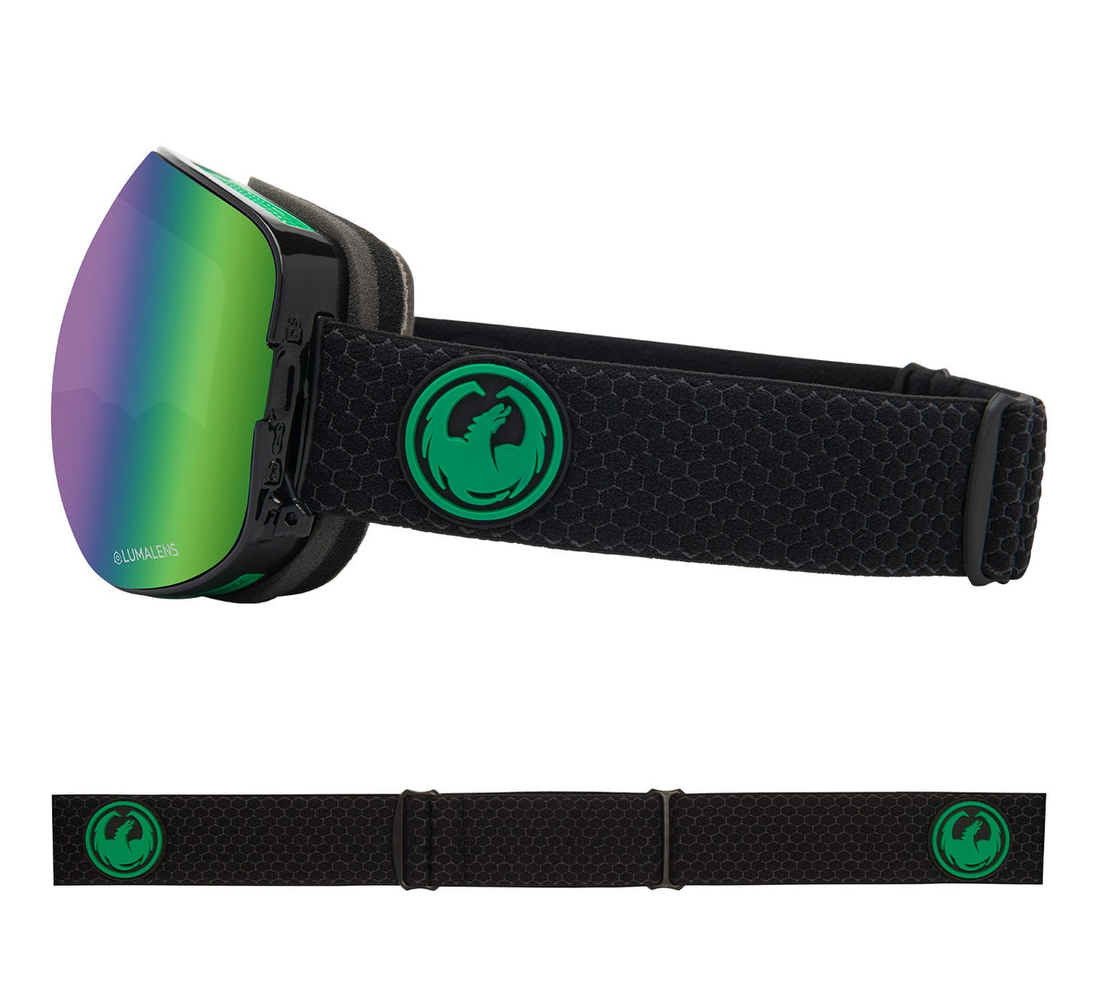 X2 - Split with Lumalens Green Ionized & Lumalens Amber Lens