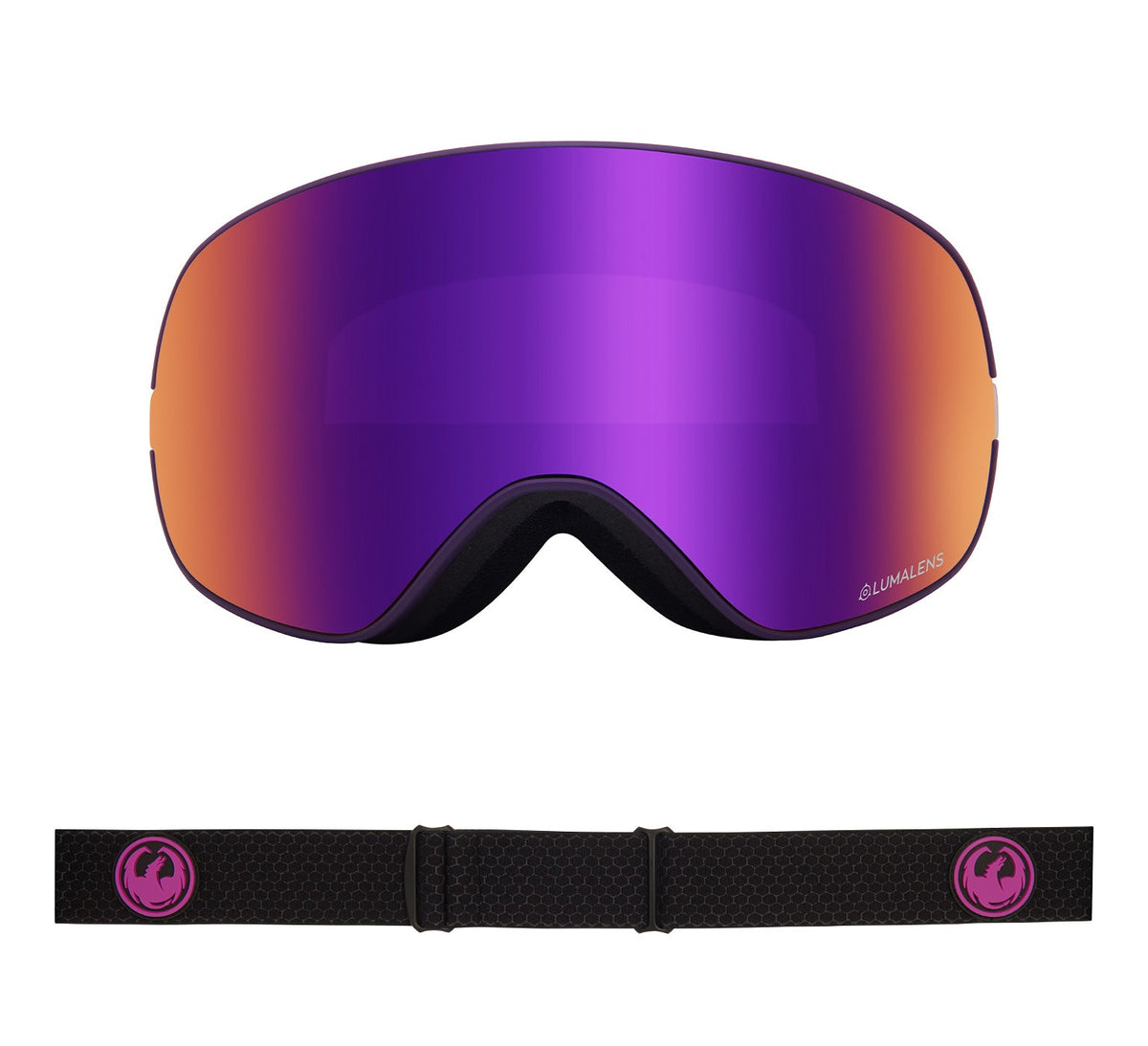 X2s - Split with Lumalens Purple Ionized & Lumalens Amber Lens