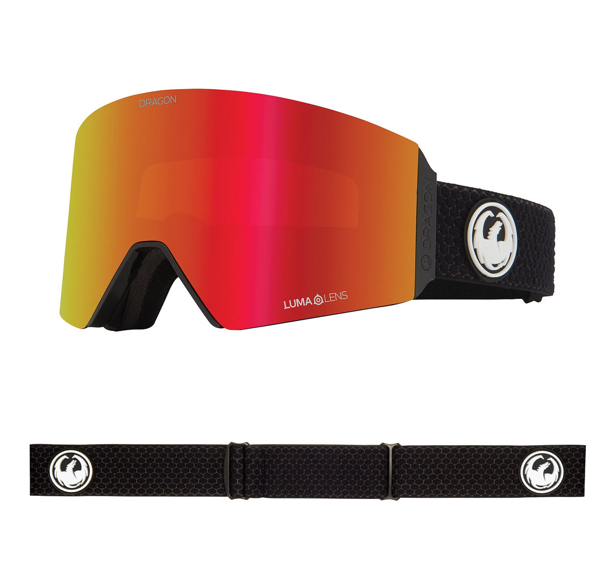 RVX OTG - Split with Lumalens Red Ionized &amp; Lumalens Light Rose Lens
