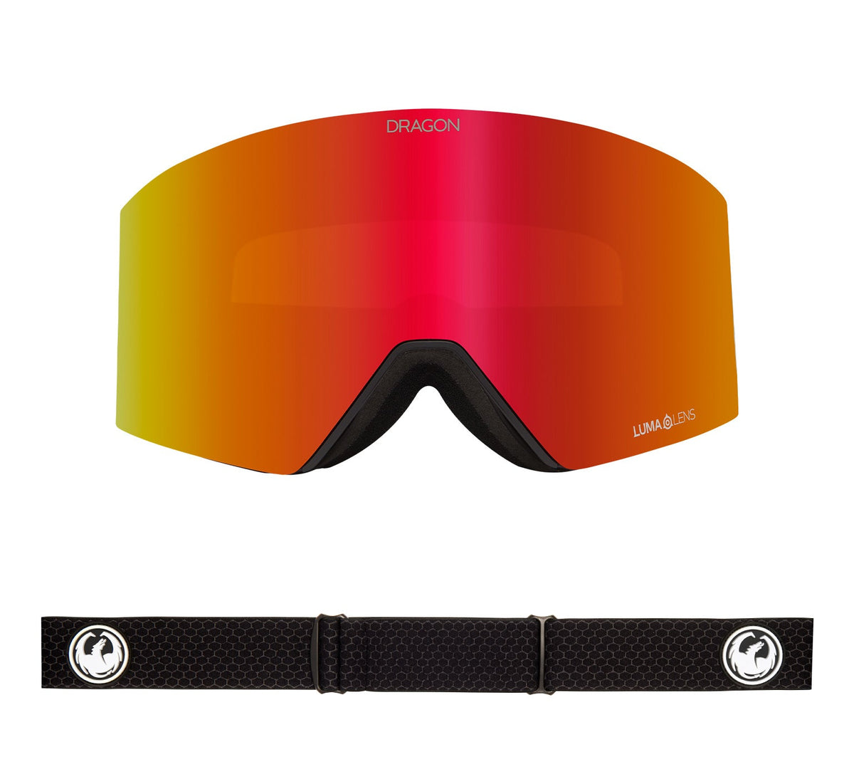 RVX OTG - Split with Lumalens Red Ionized & Lumalens Light Rose Lens