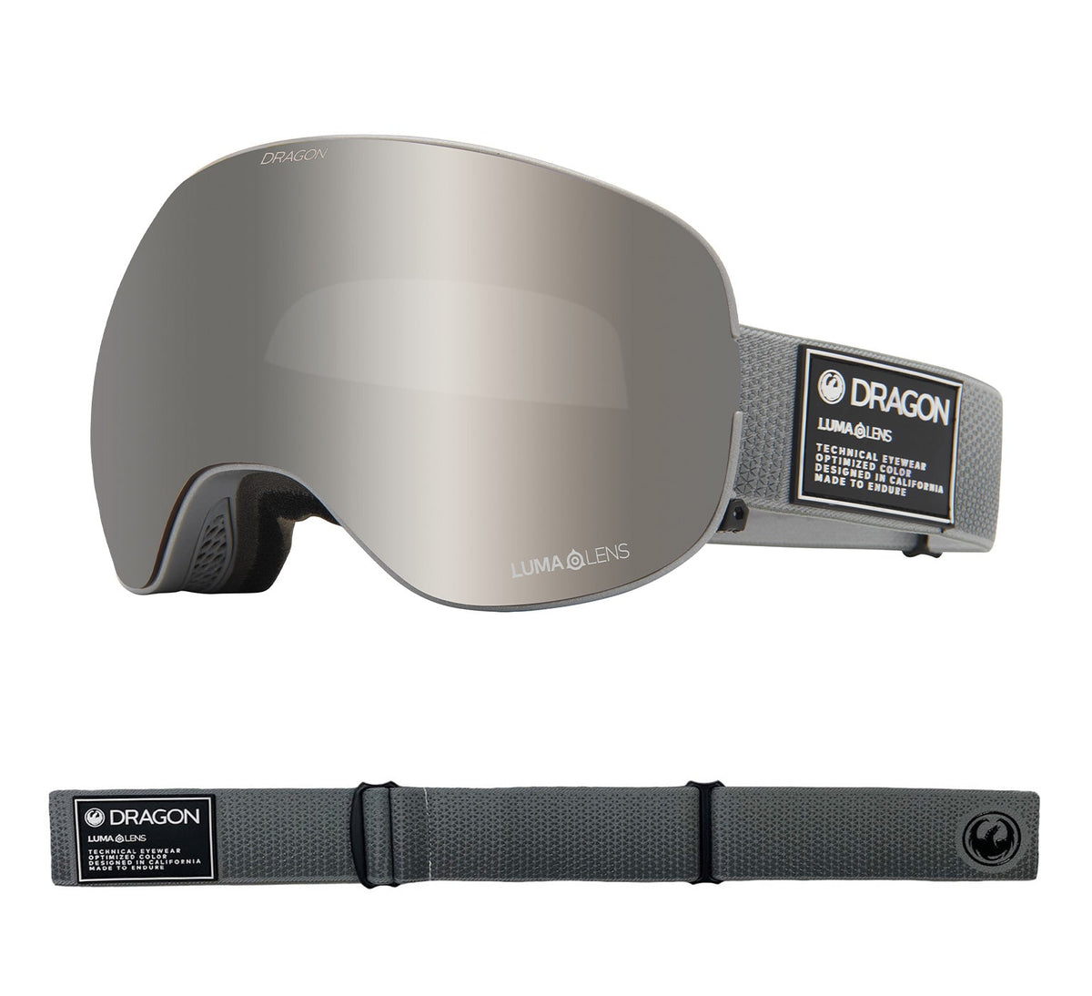 X2 - Titanium with Lumalens Silver Ionized &amp; Lumalens Dark Smoke Lens