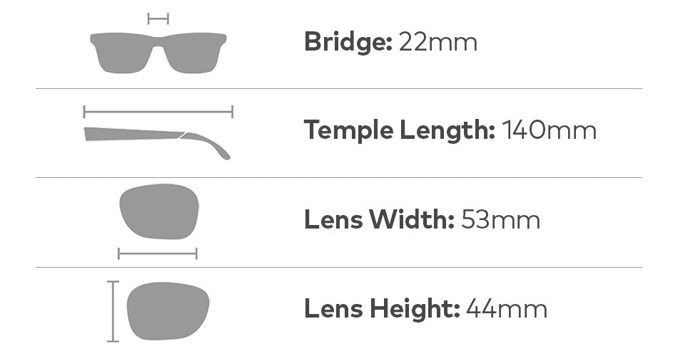 WAVERLY - Matte Black H2O with Polarized Lumalens Smoke Lens