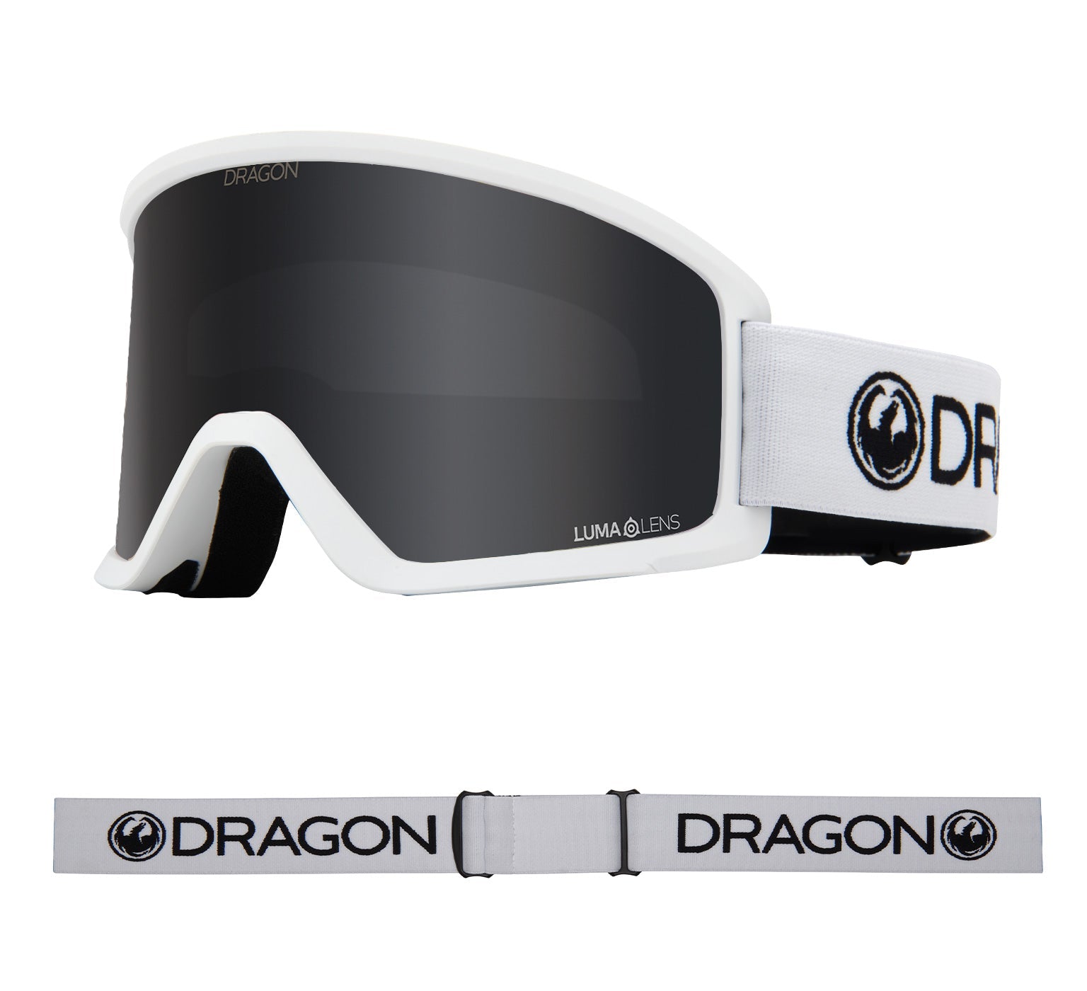 DX3 OTG - White with Lumalens Dark Smoke & Lumalens Pink Ionized Lens