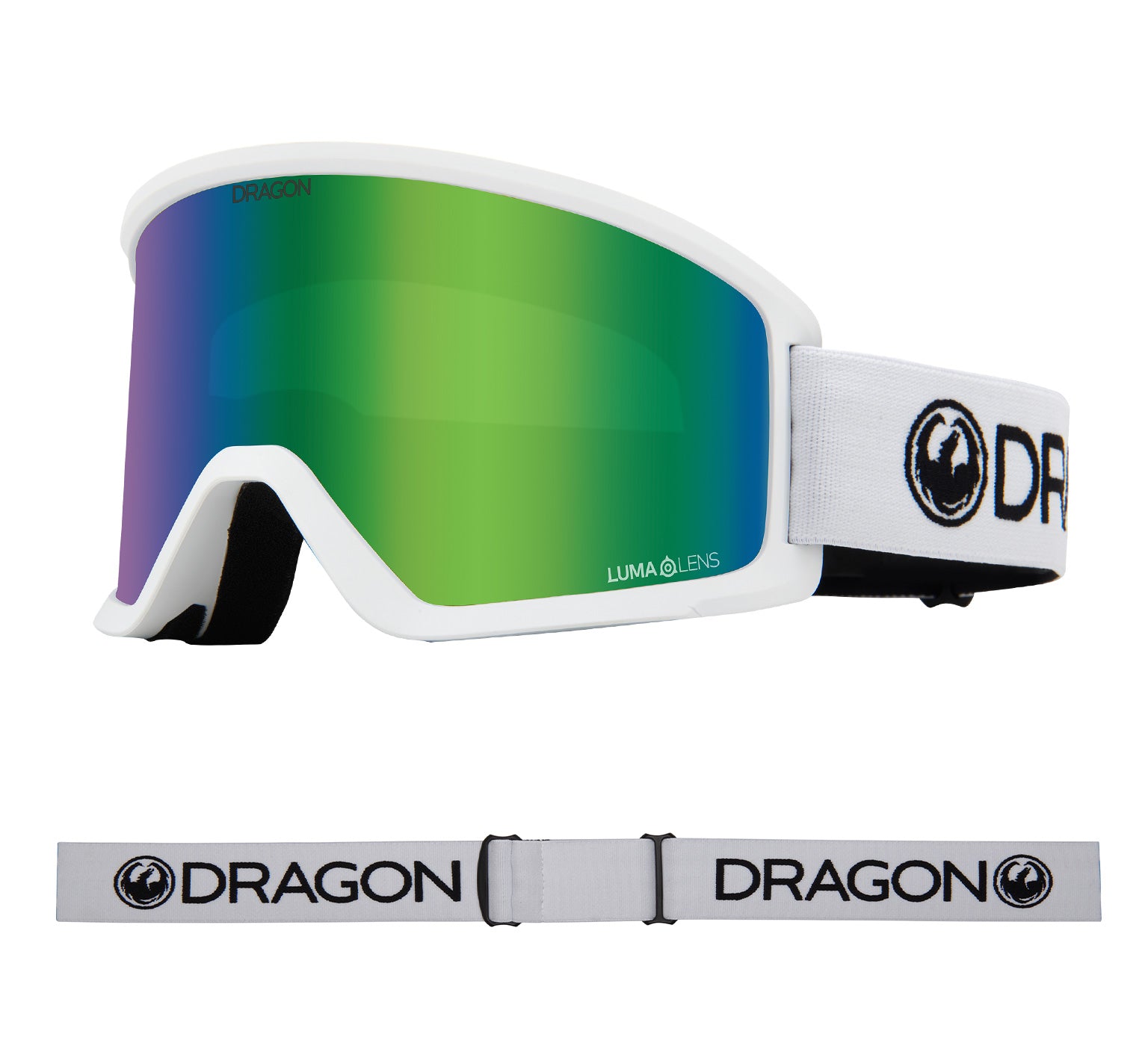 DX3 OTG   White with Lumalens Green Ionized Lens