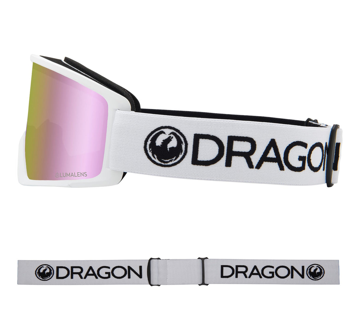 DX3 OTG - White with Lumalens Pink Ionized & Lumalens Amber Lens